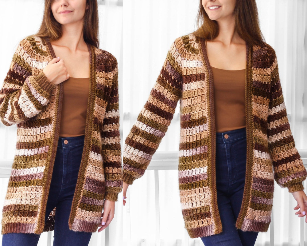 Le plan de tricot du cardigan