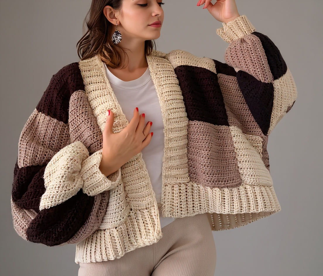 Gilet Granny Square Bohème : Facile et Tendance