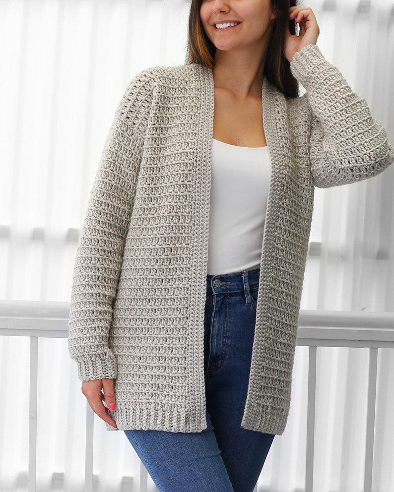 Patron de Crochet pour Gilet Débutant - Tailles XS à 3XL