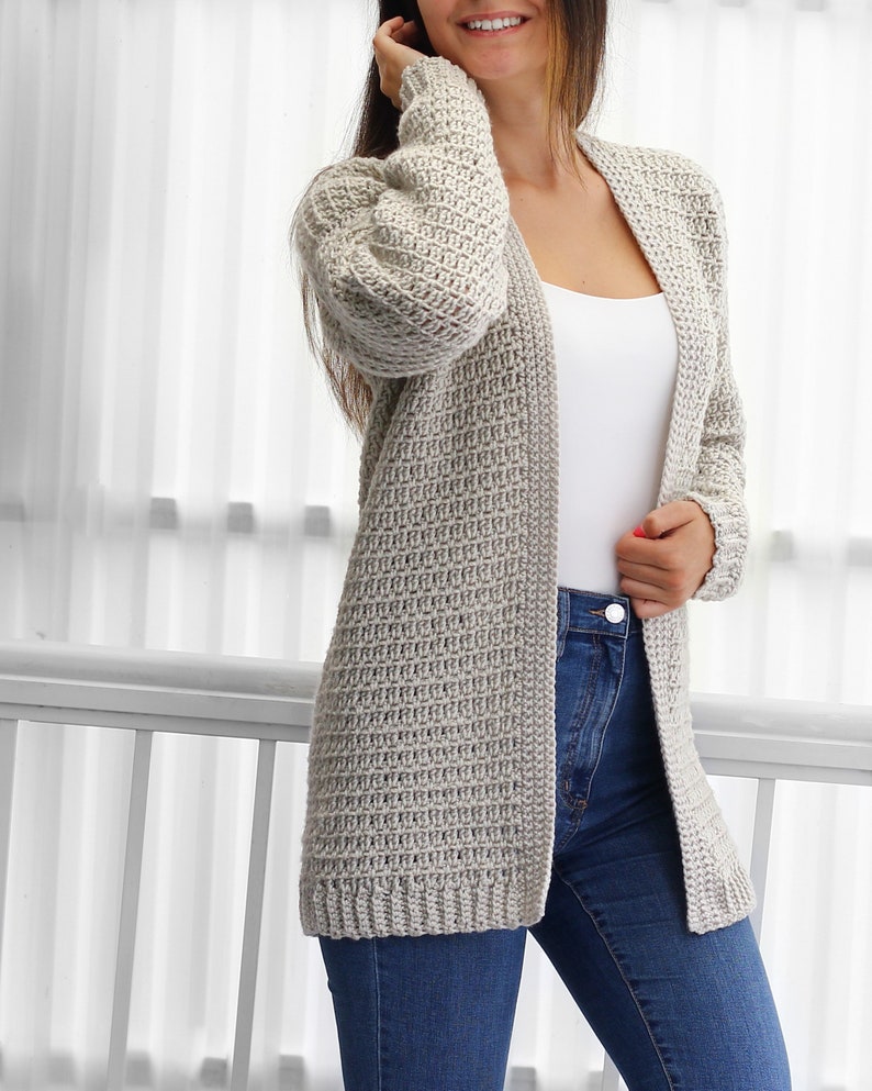 Patron de Crochet pour Gilet Débutant - Tailles XS à 3XL