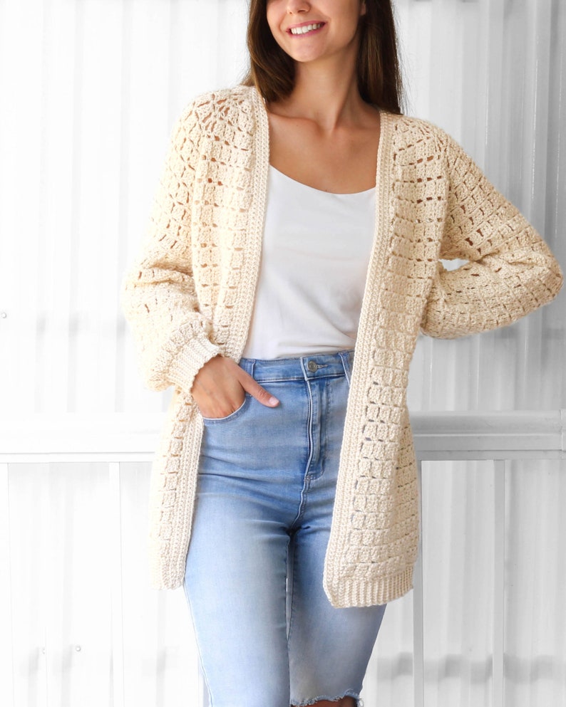 Le plan de tricot du cardigan