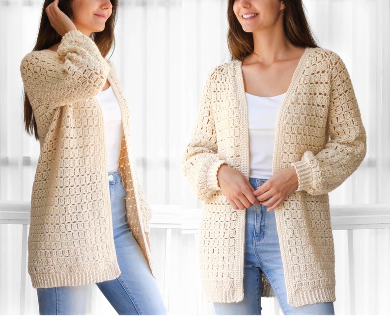 Le plan de tricot du cardigan