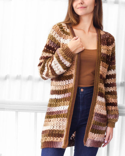 Le plan de tricot du cardigan