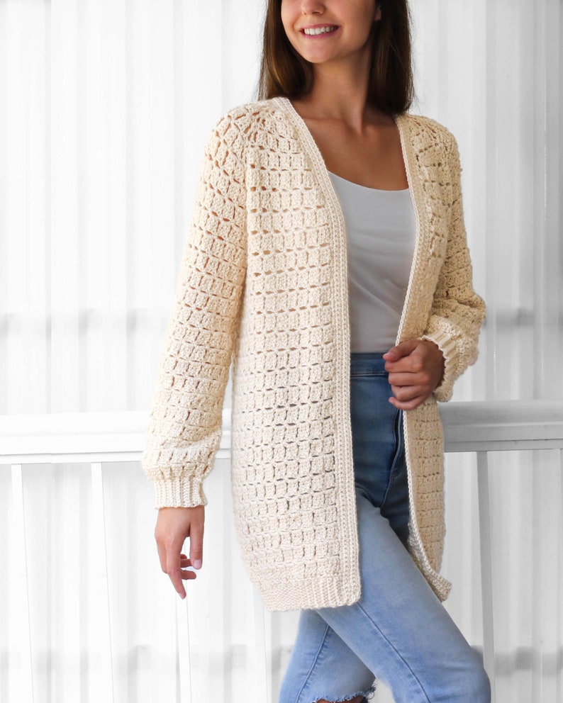 Le plan de tricot du cardigan