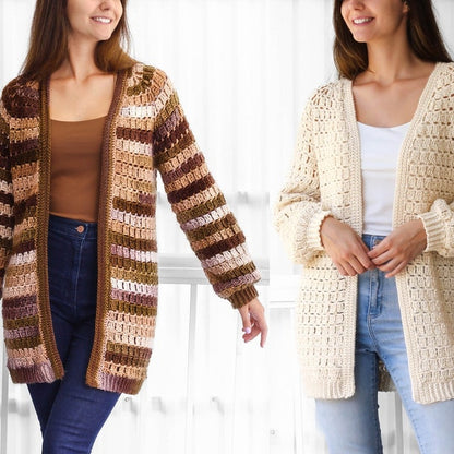 Le plan de tricot du cardigan