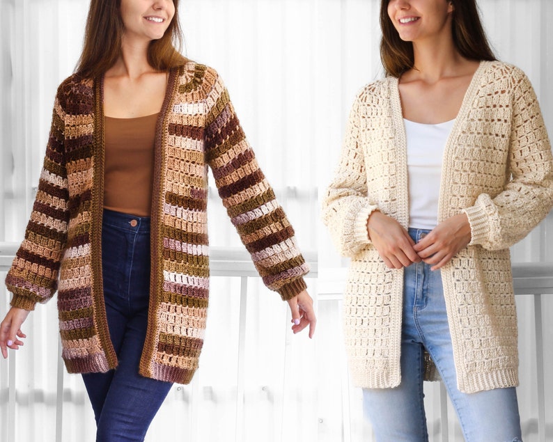 Le plan de tricot du cardigan