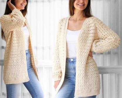Le plan de tricot du cardigan
