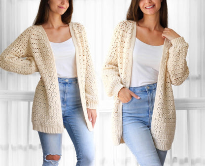 Le plan de tricot du cardigan
